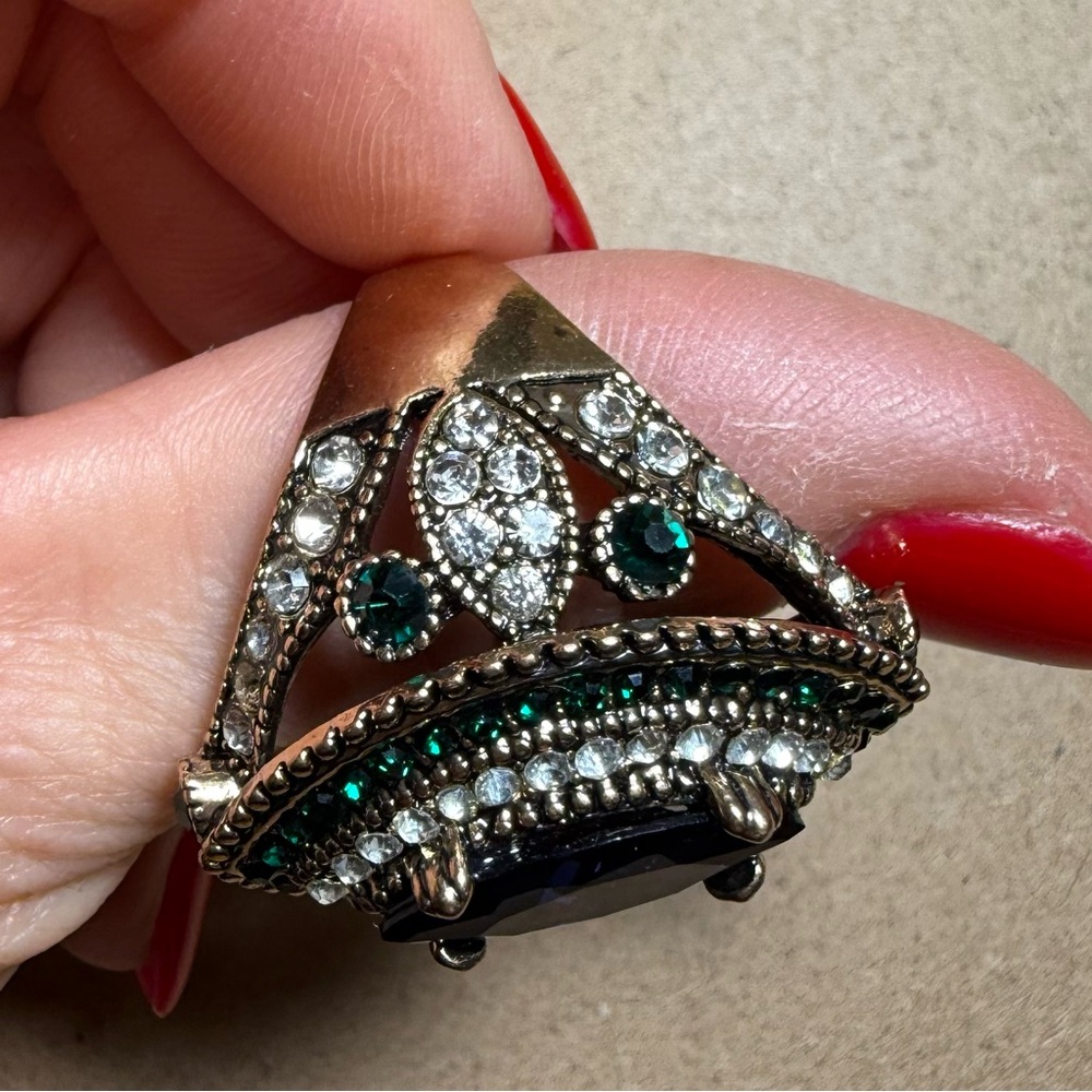 4 Elegant Gemstone Ring Set Bundle - image 3